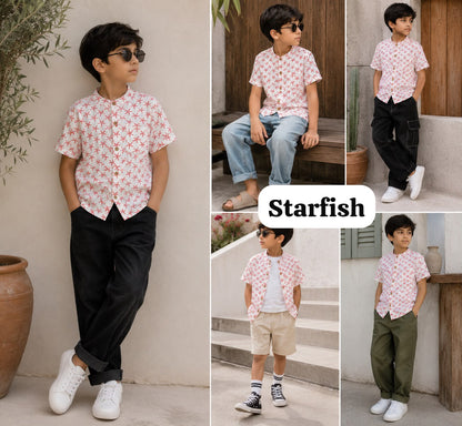 Premium Muslin Shirts for 7-8yrs Boys