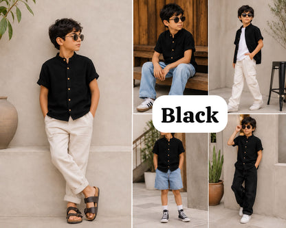 Premium Muslin Shirts for 7-8yrs Boys