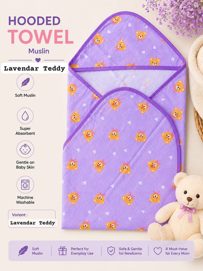 Muslin Hooded Towels 30*30 inches