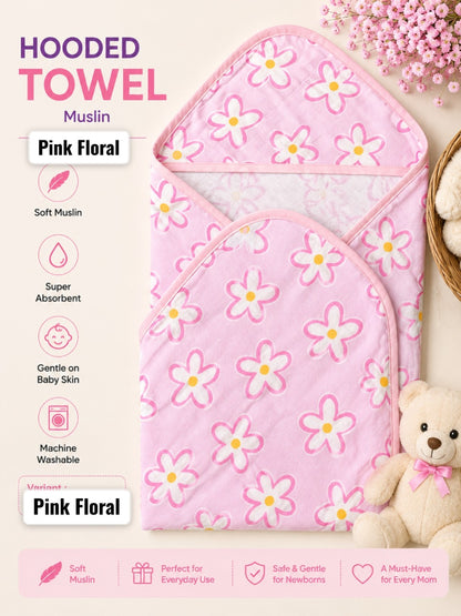 Muslin Hooded Towels 30*30 inches