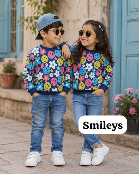 Unisex Sweat Shirts for 2yrs-7yrs| Cozy monsoon collection