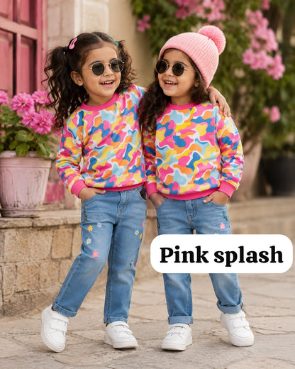 Unisex Sweat Shirts for 2yrs-7yrs| Cozy monsoon collection