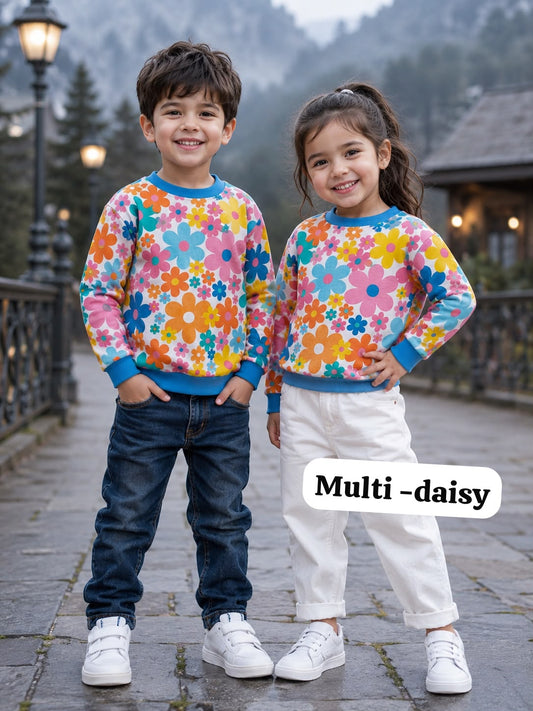 Unisex Sweat Shirts for 2yrs-7yrs| Cozy monsoon collection