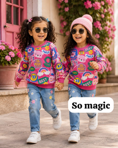 Unisex Sweat Shirts for 2yrs-7yrs| Cozy monsoon collection