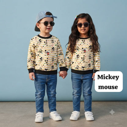 Unisex Sweat Shirts for 2yrs-7yrs| Cozy monsoon collection