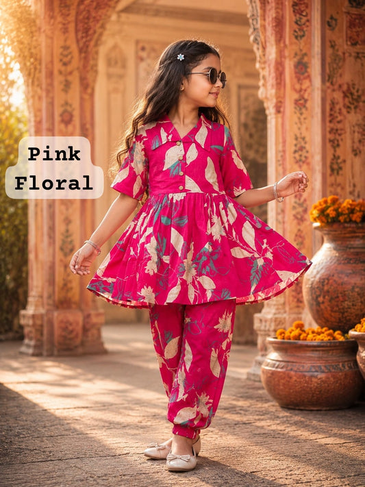 Pure Cotton Coords |(7-9yrs) | 30 size | traditional wear