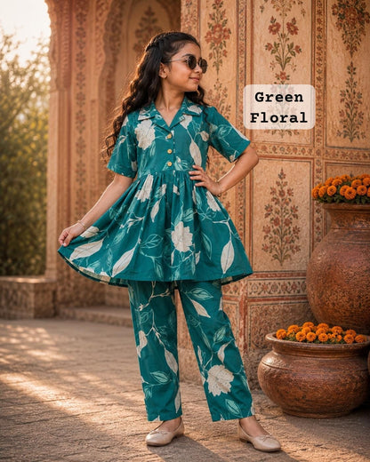 Pure Cotton Coords |(7-9yrs) | 30 size | traditional wear
