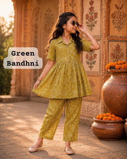 Pure Cotton Coords |(7-9yrs) | 30 size | traditional wear