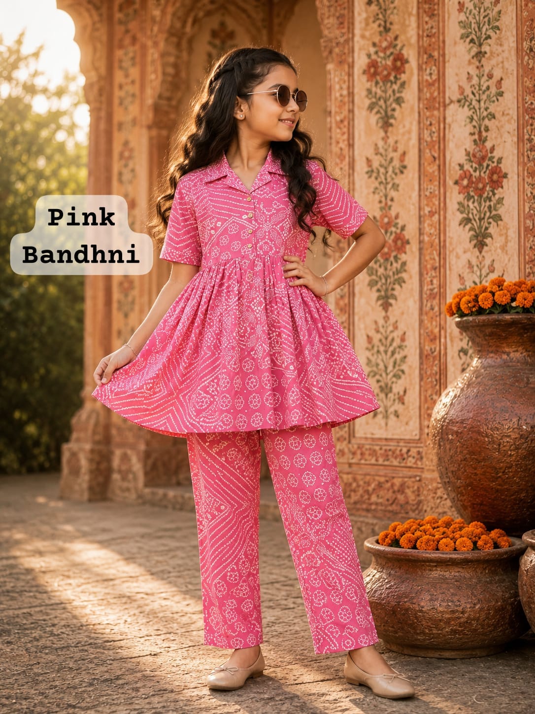 Pure Cotton Coords |(7-9yrs) | 30 size | traditional wear
