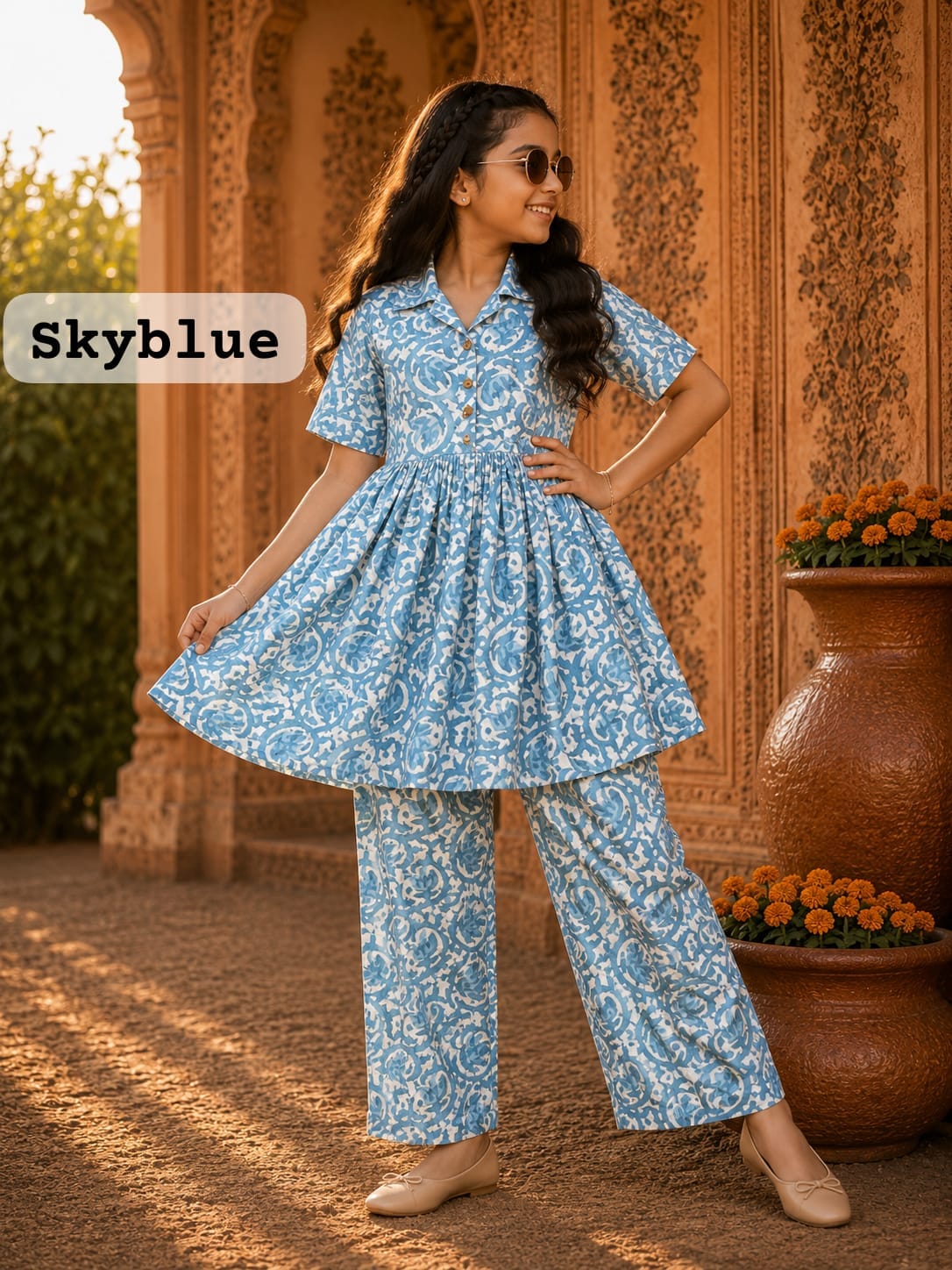 Pure Cotton Coords l|(8-10yrs) | 32 size | traditional wear