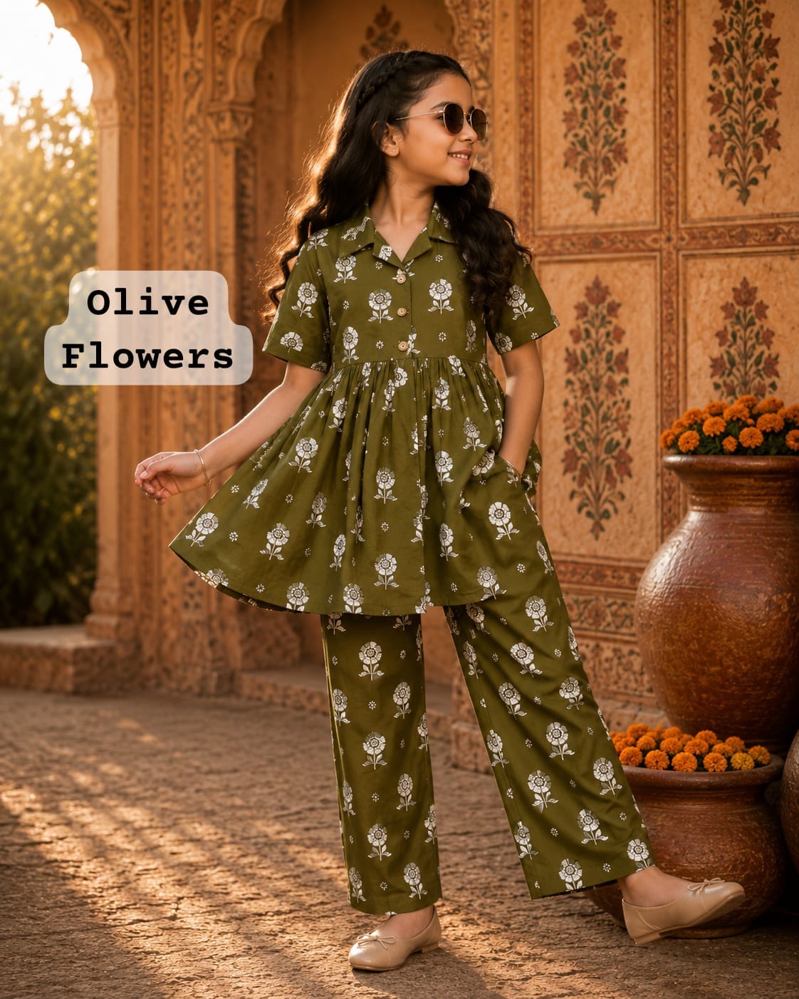 Pure Cotton Coords l|(8-10yrs) | 32 size | traditional wear