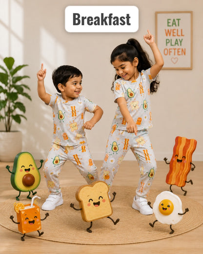 Unisex T- Shirt & Pant Sets 6months to 6yrs