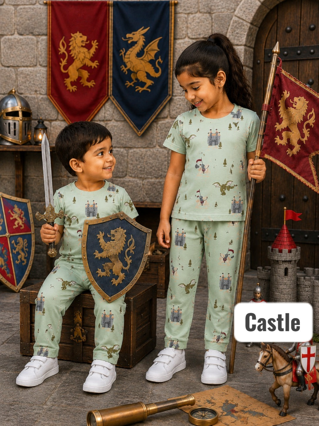 Unisex T- Shirt & Pant Sets 6months to 6yrs