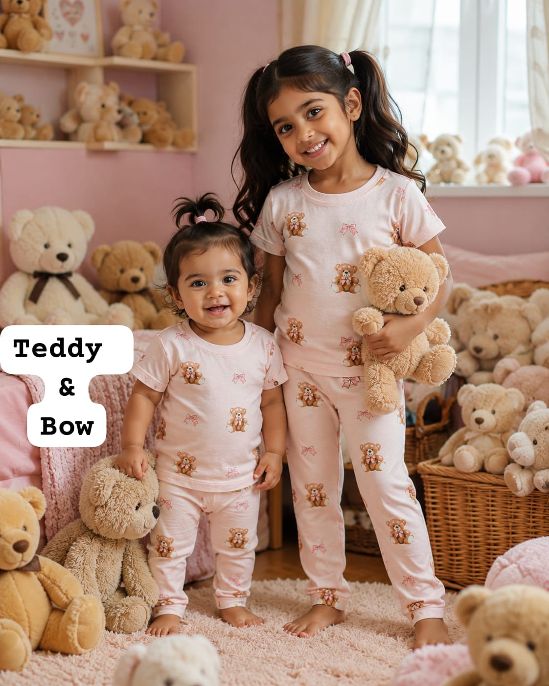Unisex T- Shirt & Pant Sets 6months to 6yrs