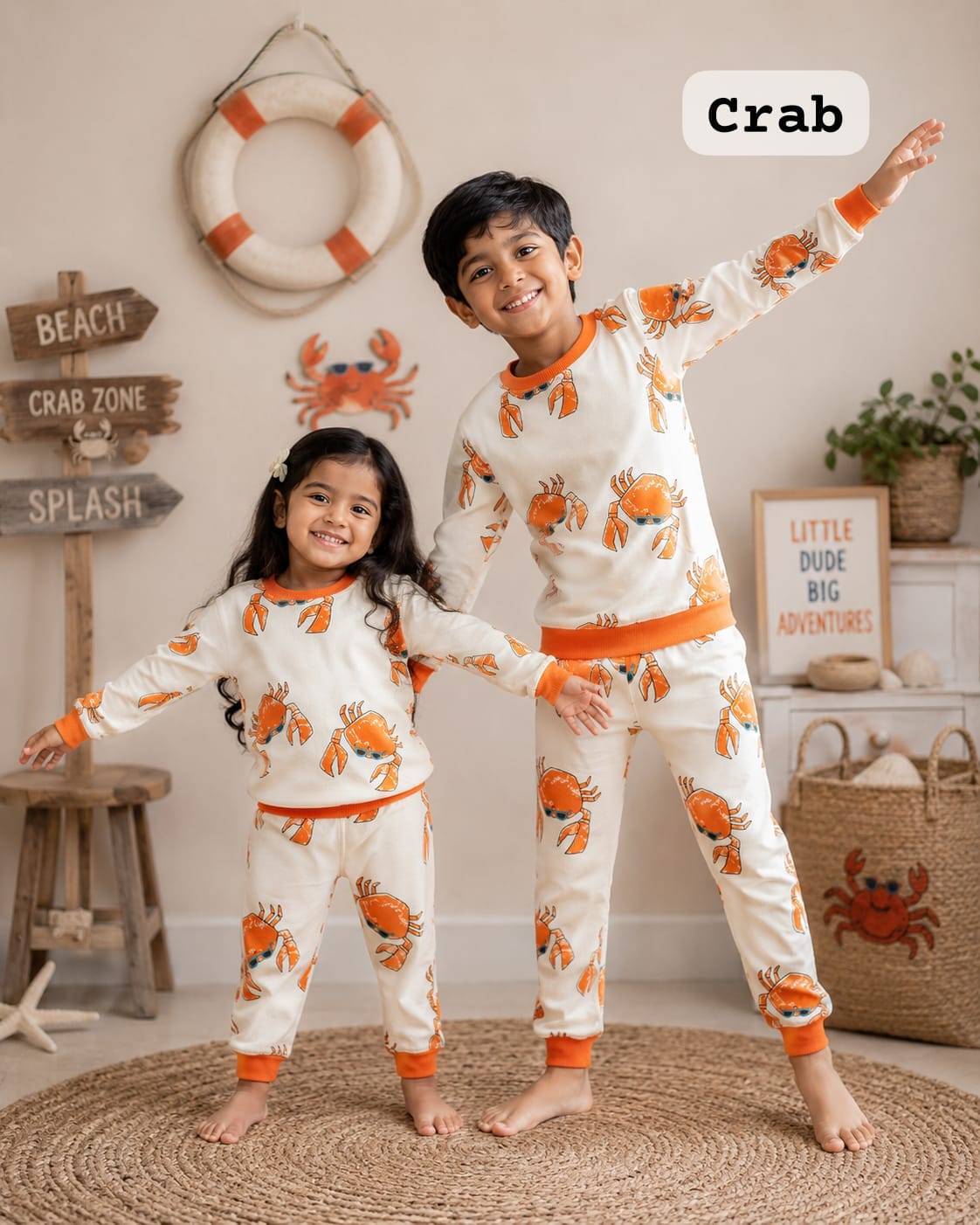 Unisex Sweat Shirts Sets for 1yr to 12yrs | Light Weight Fabric | For Mild Winters