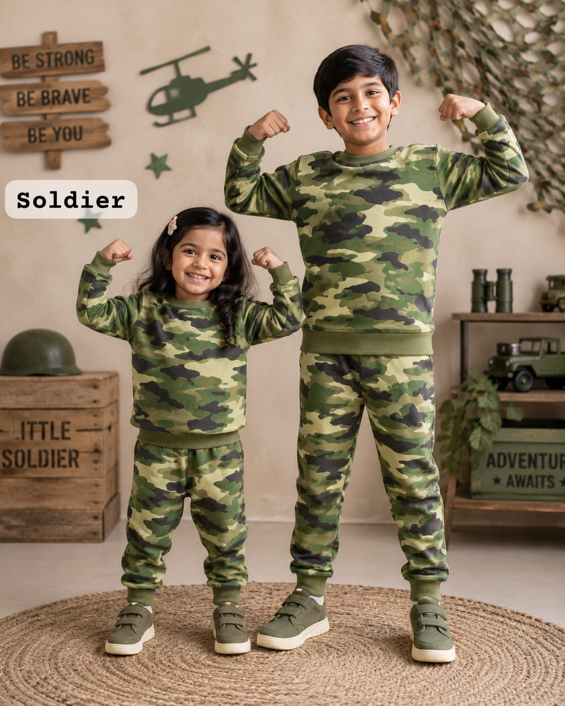Unisex Sweat Shirts Sets for 1yr to 12yrs | Light Weight Fabric | For Mild Winters