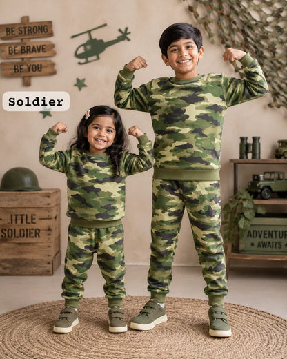 Unisex Sweat Shirts Sets for 1yr to 12yrs | Light Weight Fabric | For Mild Winters