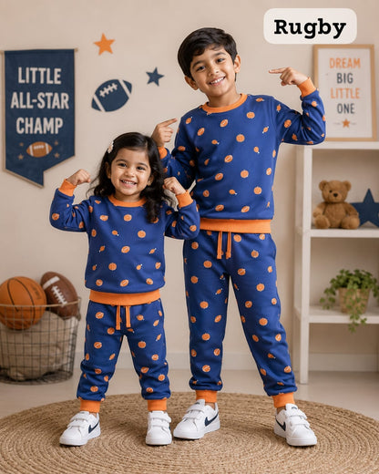 Unisex Sweat Shirts Sets for 1yr to 12yrs | Light Weight Fabric | For Mild Winters