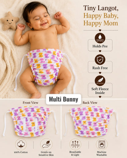 Branded Re usable Langots for 0-9months babies