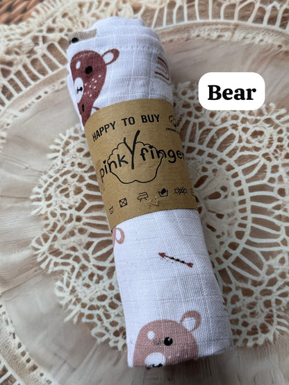 Muslin hand Towels 30*30 inches |High thread count- Prints