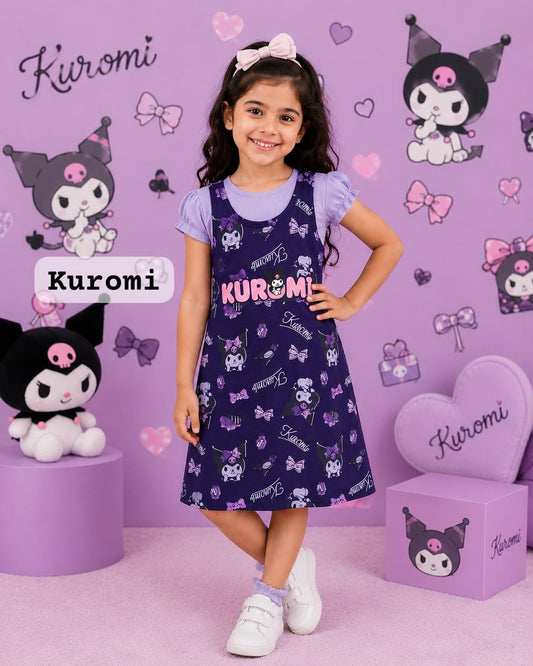 Stylish pinafore western Dungarees For Girls for 3yrs to9yrs