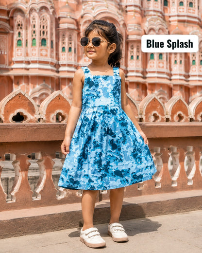 Pue Cotton Sleeveless Frocks | Jaipur Frocks | 6m to 7yrs