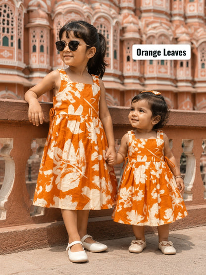 Pue Cotton Sleeveless Frocks | Jaipur Frocks | 6m to 7yrs