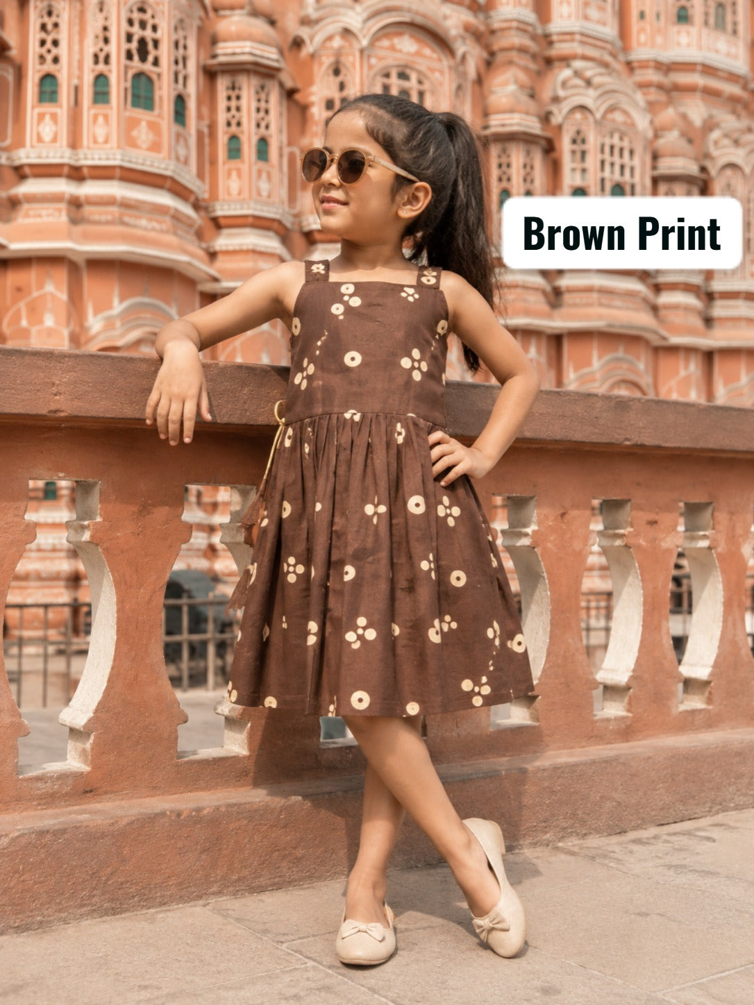 Pue Cotton Sleeveless Frocks | Jaipur Frocks | 6m to 7yrs