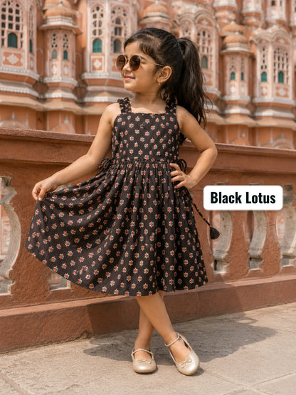 Pue Cotton Sleeveless Frocks | Jaipur Frocks | 6m to 7yrs
