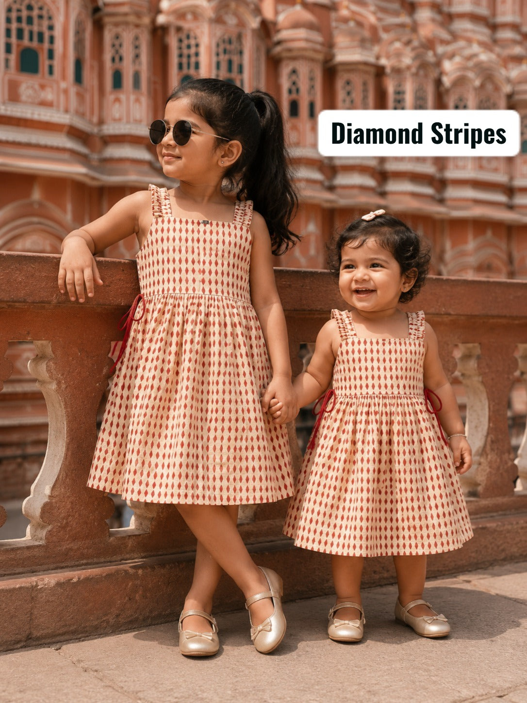 Pue Cotton Sleeveless Frocks | Jaipur Frocks | 6m to 7yrs