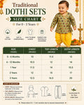 Boys Traditional Dothi Sets for 0-3yrs | Ocassioanl and Festive wear