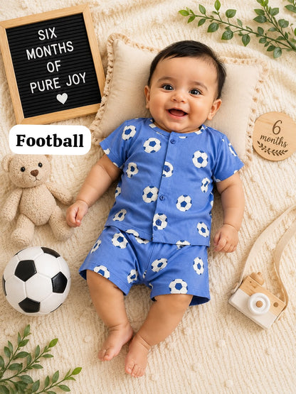 Baby Front Open Short Sets | 0 to 1yrs