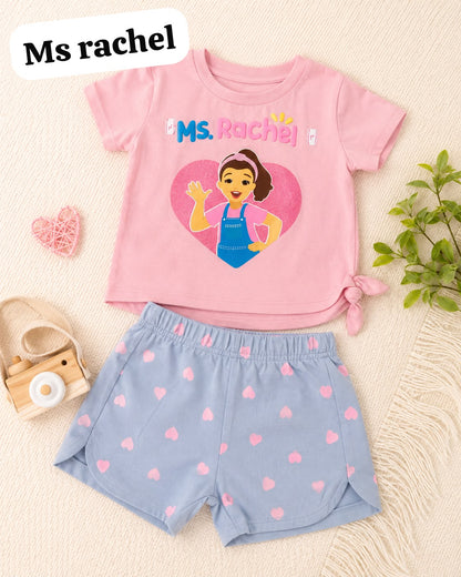 Girls Cute Cartoon Club Coord Sets for 1 year to 6 years, Fashion Edition