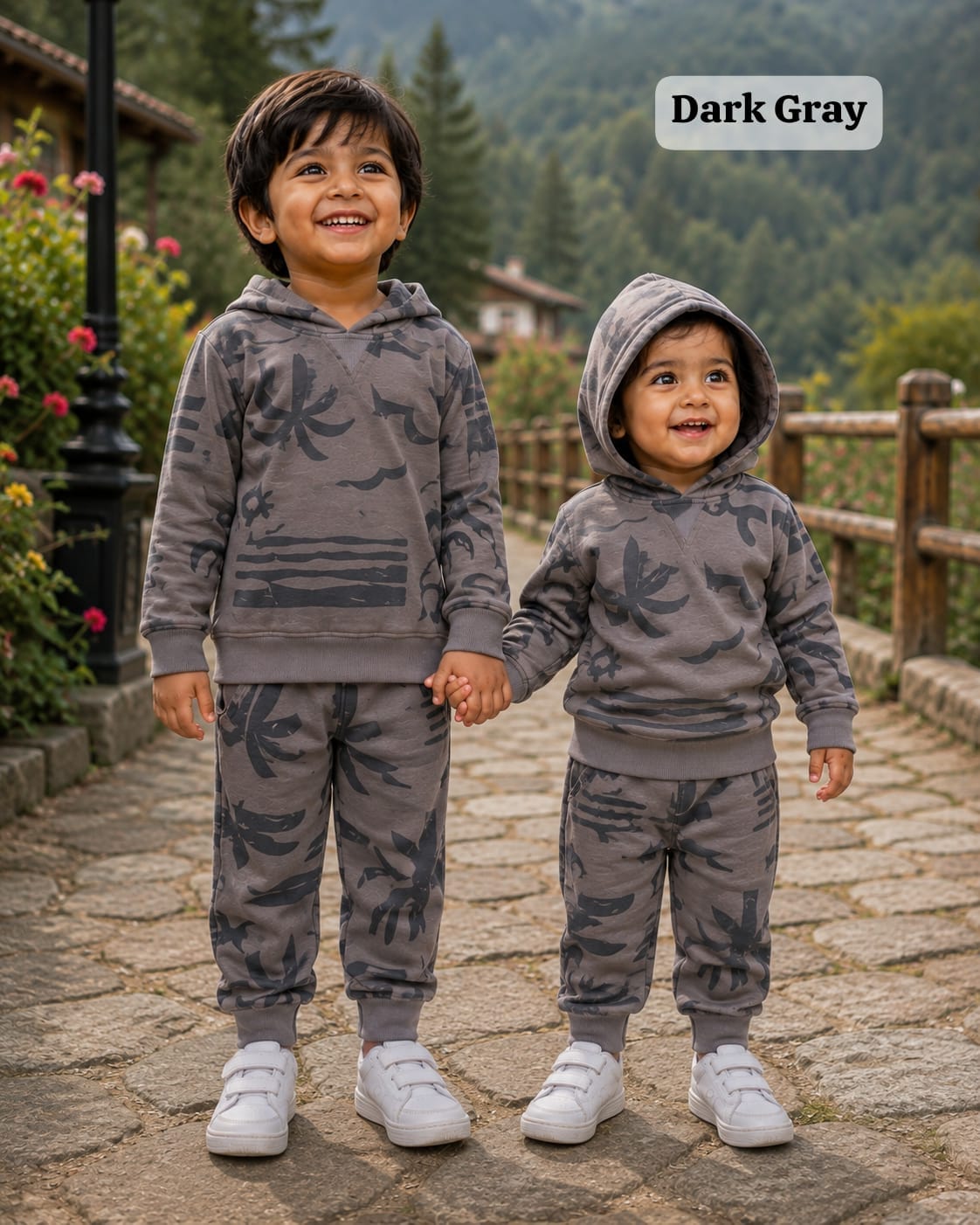 Unisex Hooded Sweat Shirt Coords for Winter,9m to 3yrs, Comfy and warm