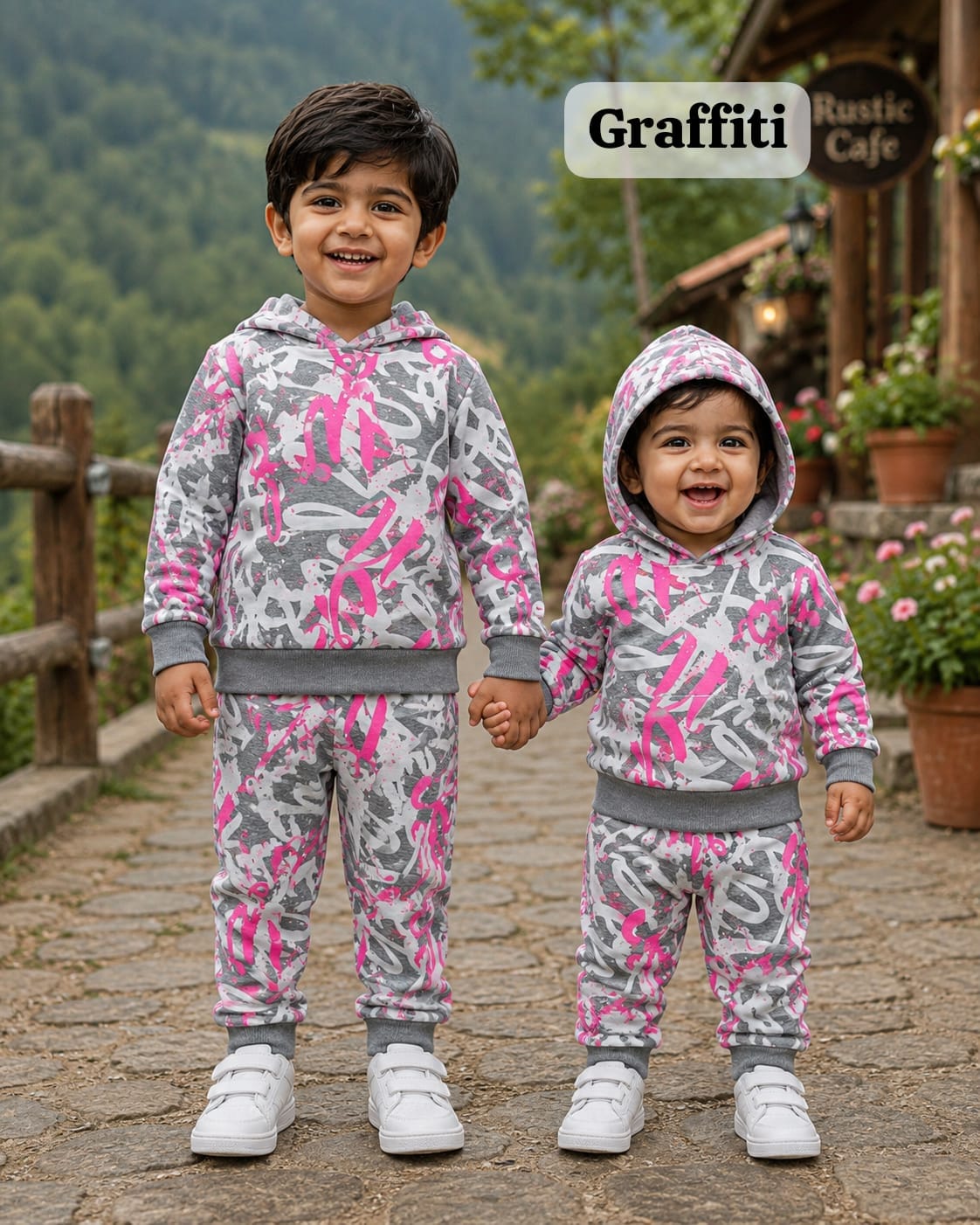 Unisex Hooded Sweat Shirt Coords for Winter,9m to 3yrs, Comfy and warm