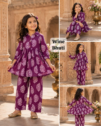 Pure Cotton Coords |(2-8yrs) | traditional wear
