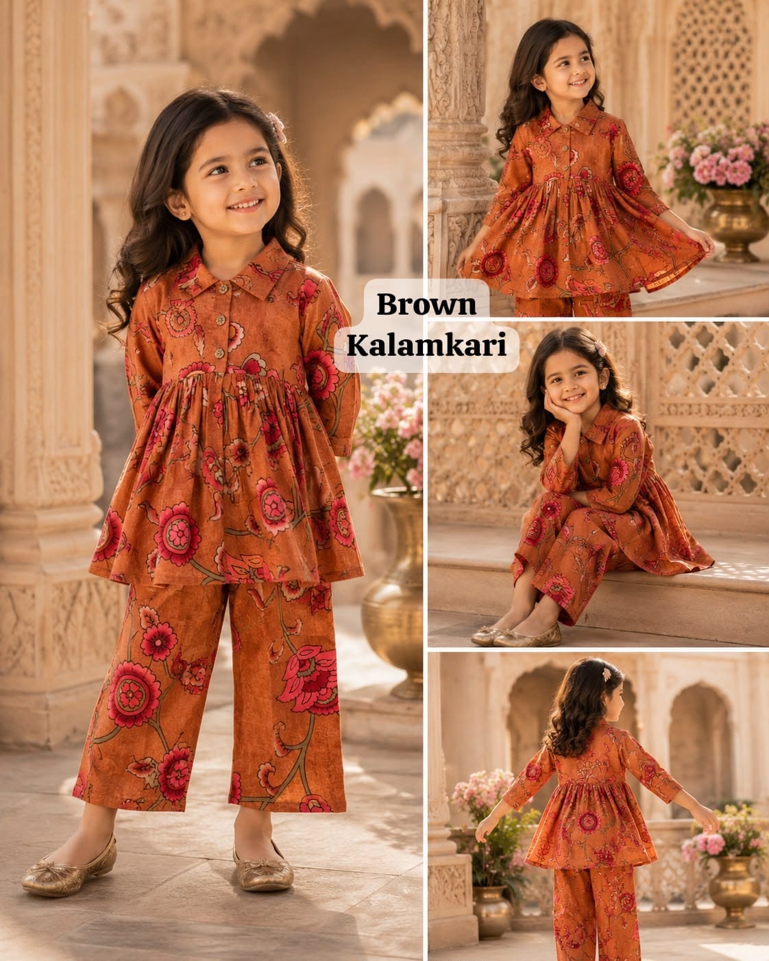 Pure Cotton Coords |(2-8yrs) | traditional wear