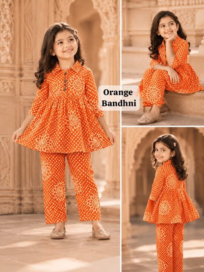 Pure Cotton Coords |(2-8yrs) | traditional wear