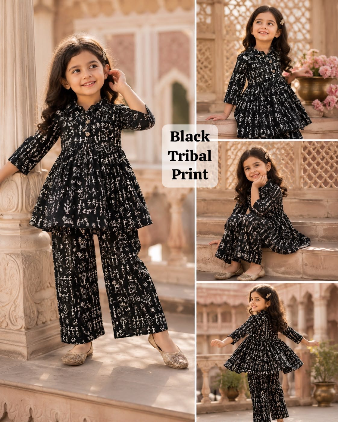 Pure Cotton Coords |(2-8yrs) | traditional wear