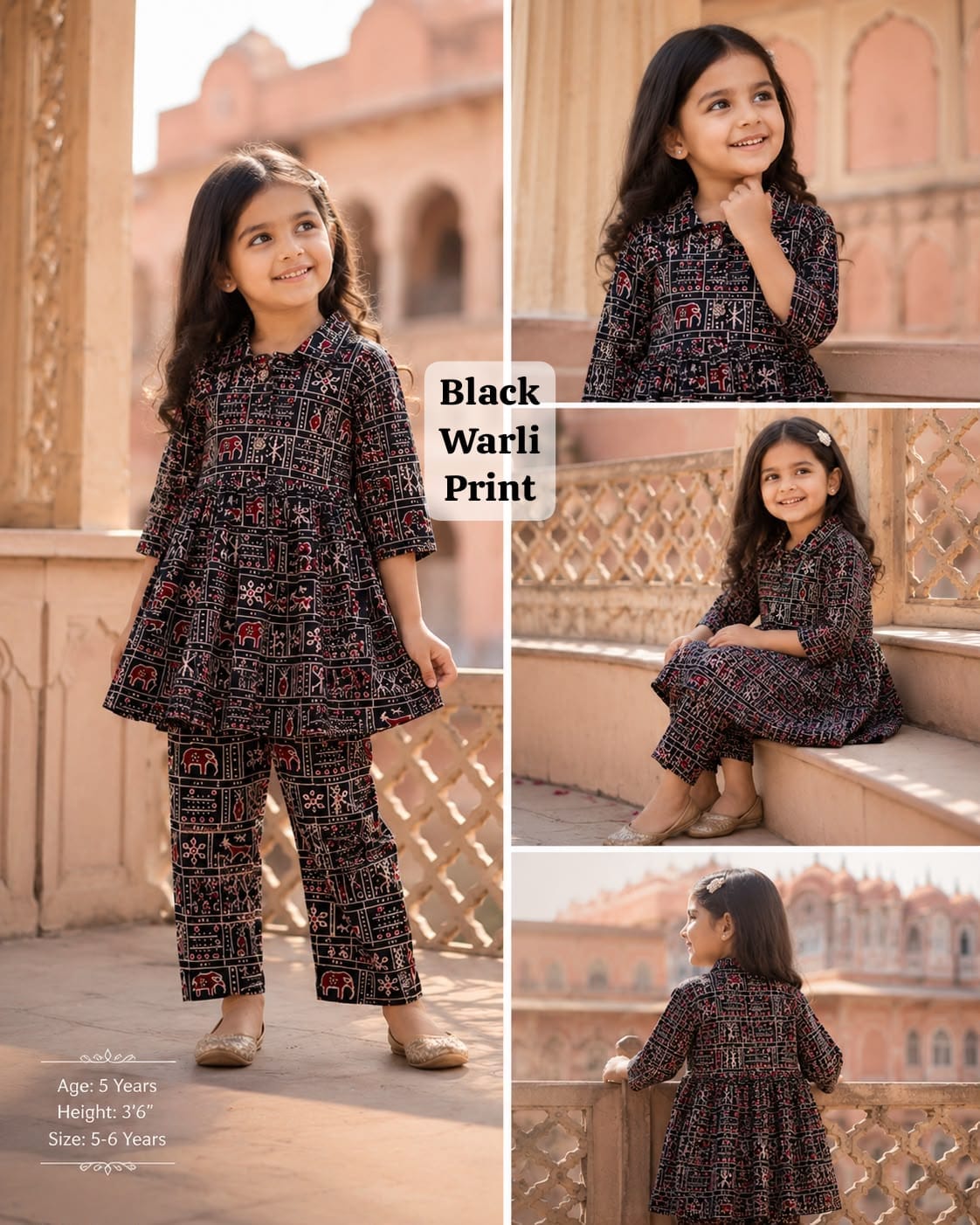 Pure Cotton Coords |(2-8yrs) | traditional wear