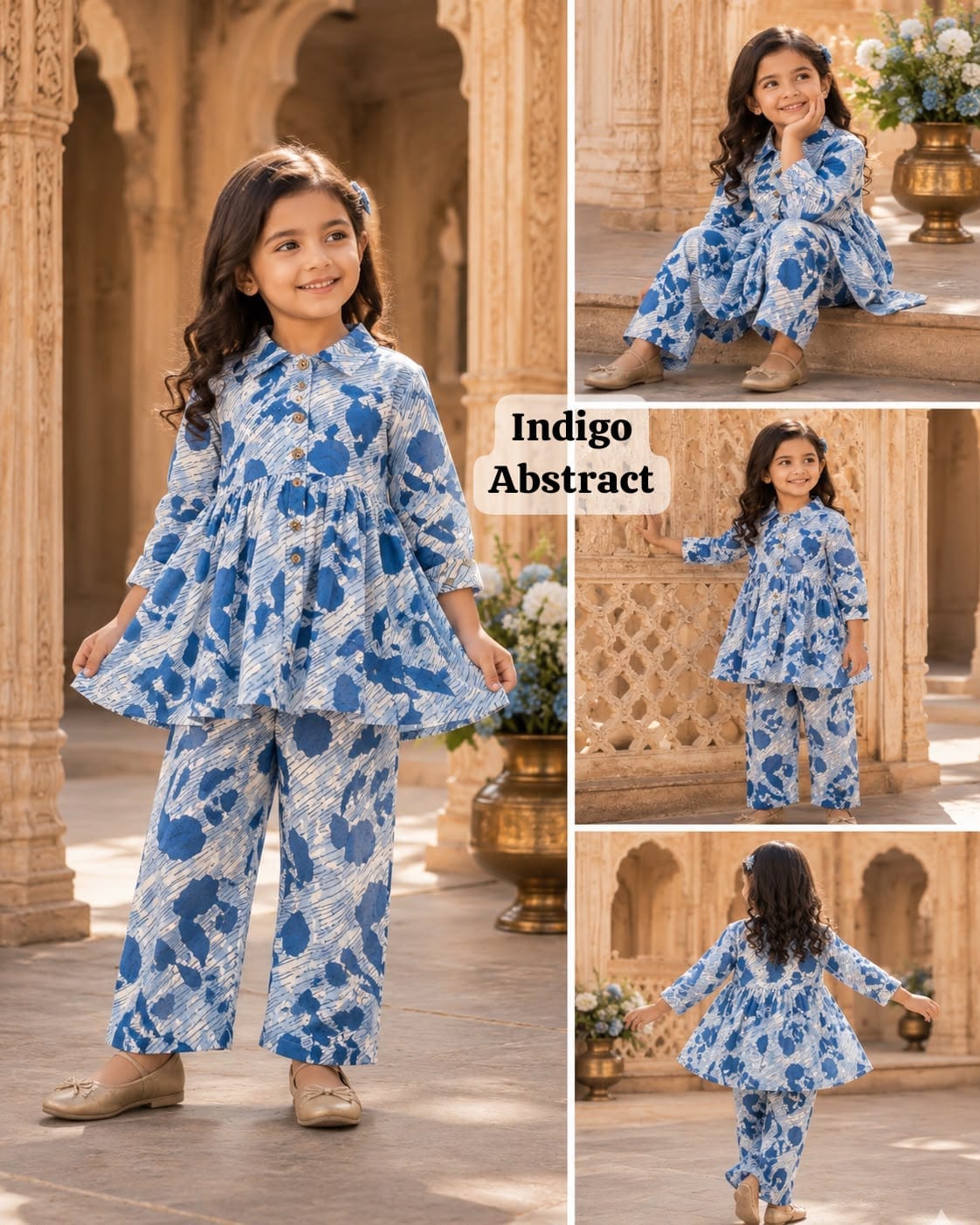 Pure Cotton Coords |(2-8yrs) | traditional wear