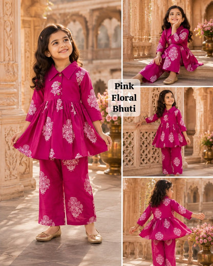 Pure Cotton Coords |(2-8yrs) | traditional wear
