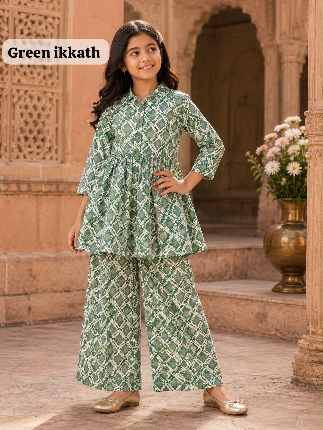 Pure Cotton Coords |(10-11yrs) | 34 size | traditional wear