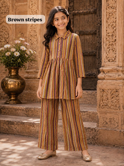 Pure Cotton Coords |(10-11yrs) | 34 size | traditional wear