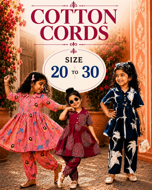 Pure Cotton Coords |(2-8yrs) ethnic|  wear