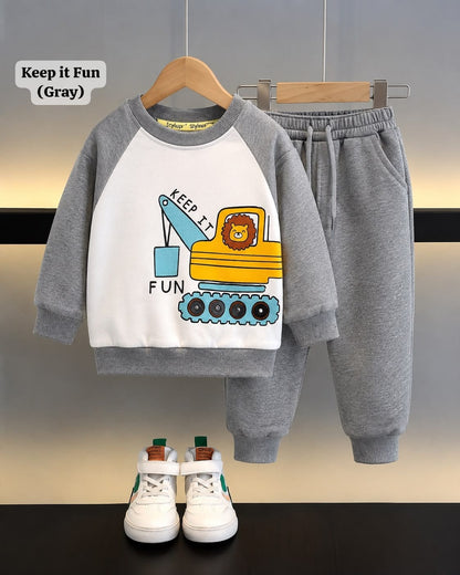 Unisex Sweat shirts And Jogger Pants for 9months to 3Years|Extra Soft and Extra Comfort