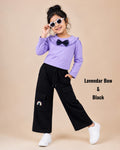 Lavendar Bow & Black