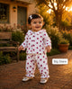 Muslin Ruffle Collar & Frill Pant Co-ord Sets for 9m to 3yrs| Extra Stylish Edition