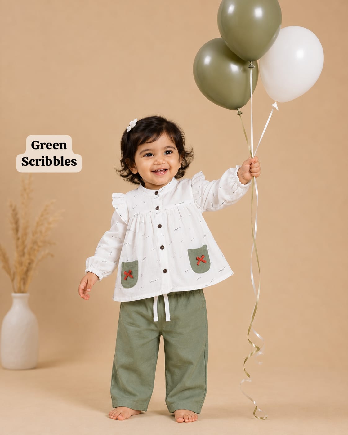 Muslin Frill Coord Sets for 6m to 3yrs| Loved by Many | Soft and Breathable Fabric