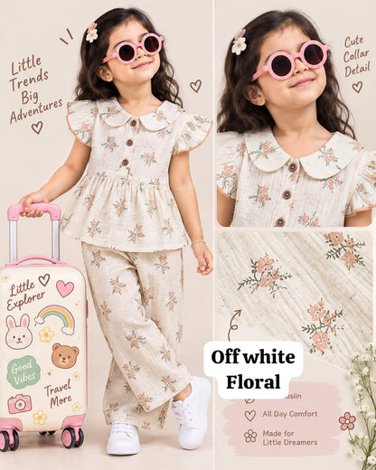 Muslin Peplum Coords for 2yrs to 5yrs